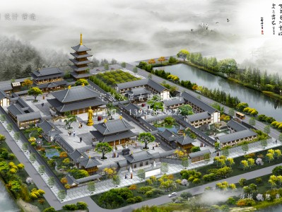 河北寺庙建筑总体规划方案